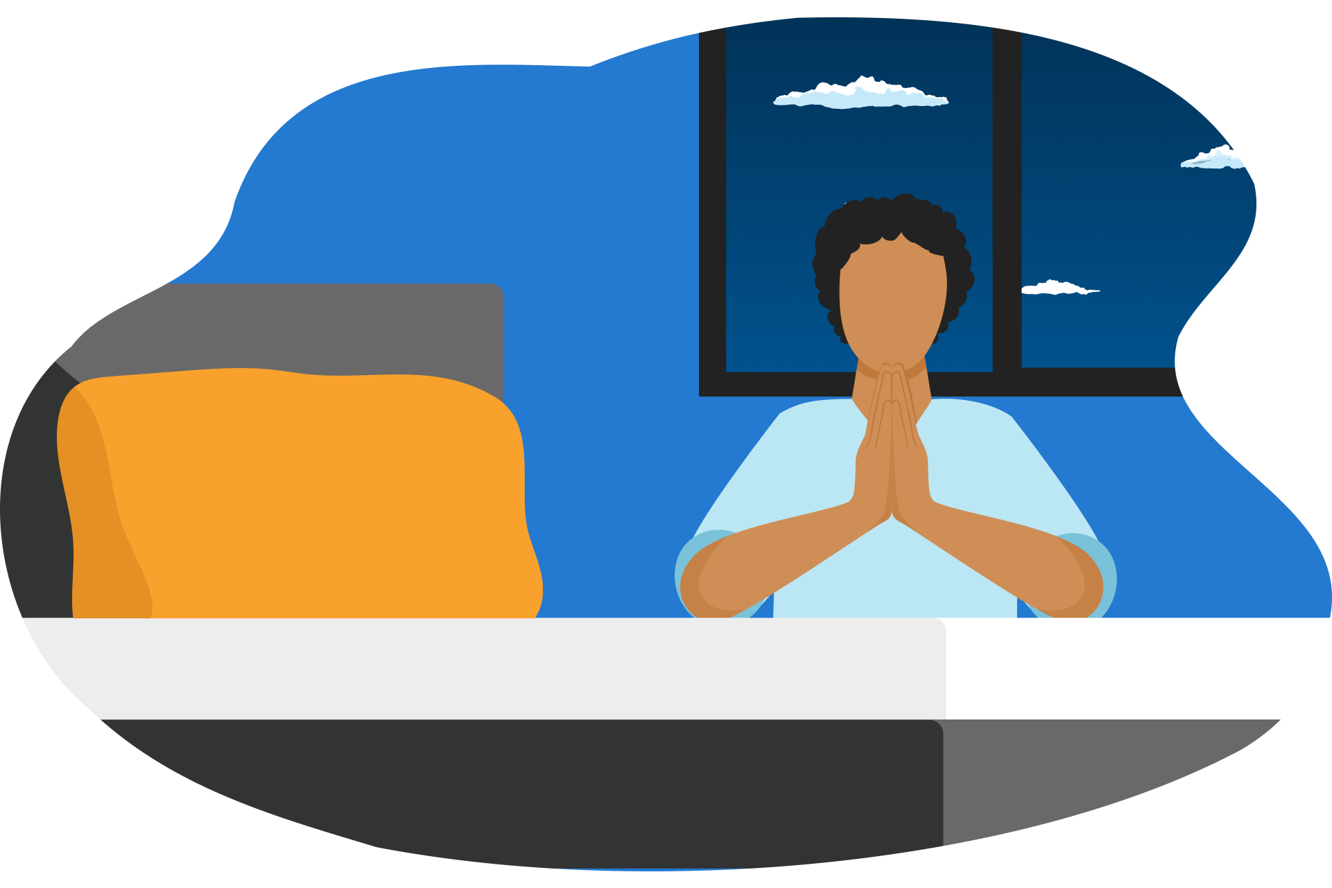 oração para dormir em paz com espírito santo